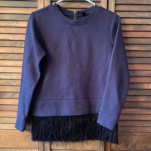 J. Crew Sweatshirt with Fringe